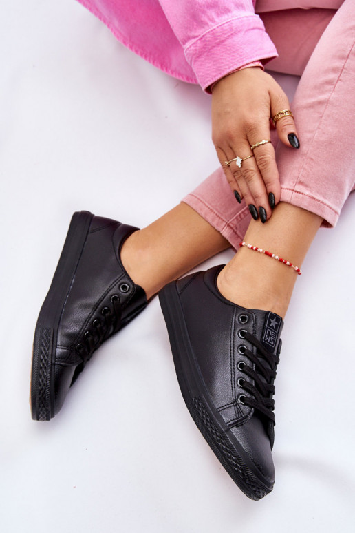 con cinturini Scarpe casual modello classico colore nero Misima