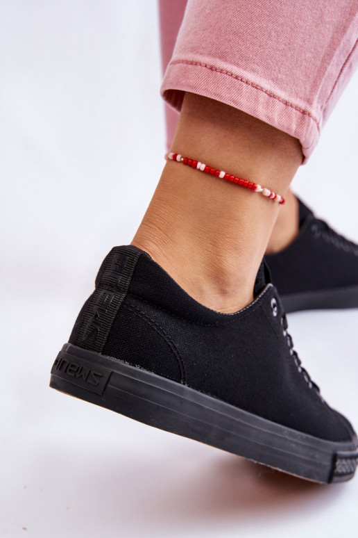con cinturini Scarpe per il tempo libero modello classico colore nero Eleya