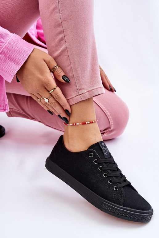 con cinturini Scarpe per il tempo libero modello classico colore nero Eleya