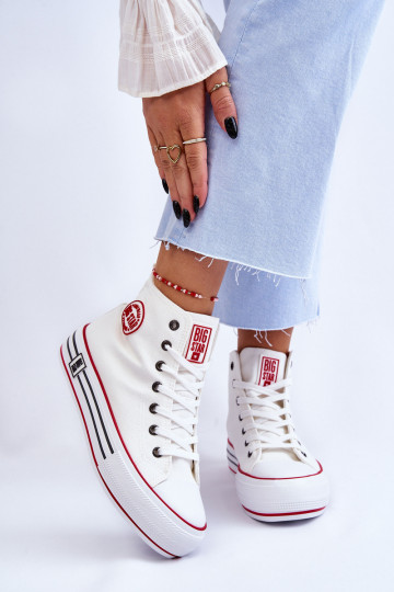 scarpe casual con plateau Big Star LL274185 colore bianco 2