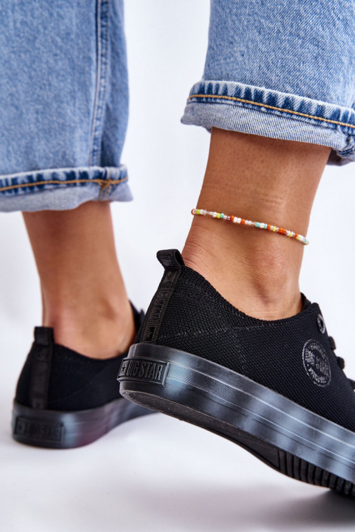 Scarpe da donna con plateau colorato Big Star LL274239 nero