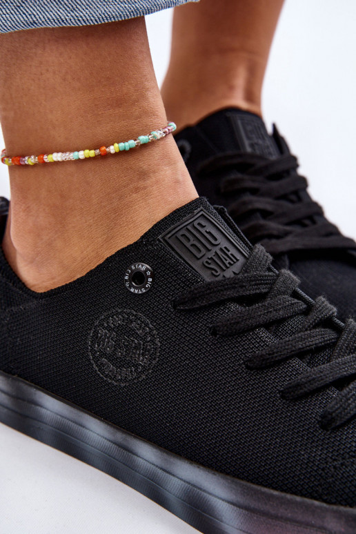 Scarpe da donna con plateau colorato Big Star LL274239 nero