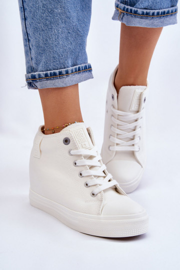 scarpe per il tempo libero con suola Big Star LL274035 colore bianco 2