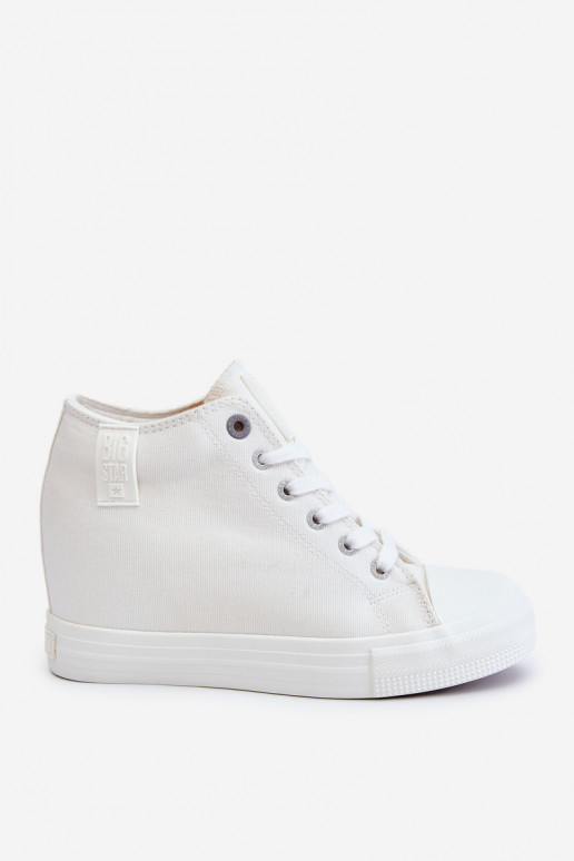 scarpe per il tempo libero con suola Big Star LL274035 colore bianco