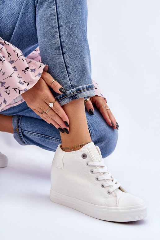 scarpe per il tempo libero con suola Big Star LL274035 colore bianco