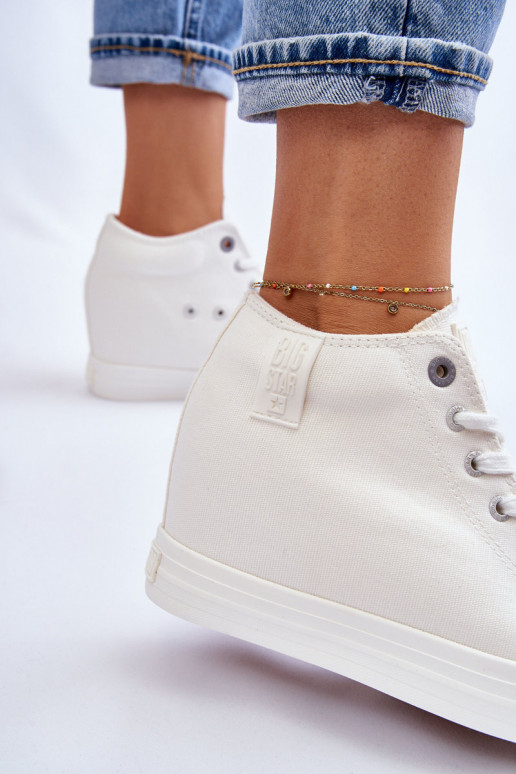 scarpe per il tempo libero con suola Big Star LL274035 colore bianco