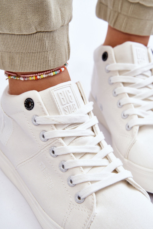 Scarpe per il tempo libero modello classico con suola Big Star LL274002 colore bianco