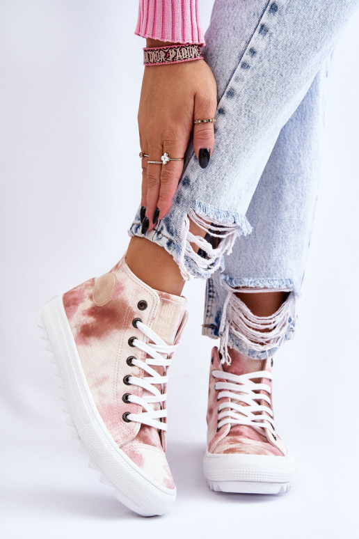 Scarpe casual Big Star LL274048 beige-rosa