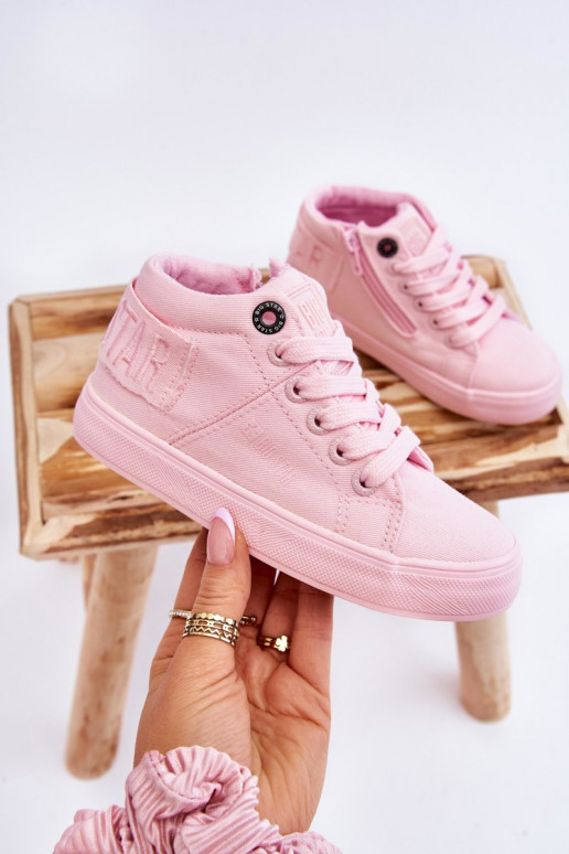 Scarpe per il tempo libero modello classico da bambino con stivale Big Star LL374003 colore rosa