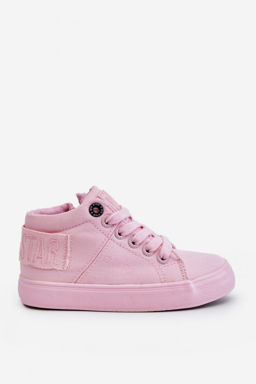 Scarpe per il tempo libero modello classico da bambino con stivale Big Star LL374003 colore rosa