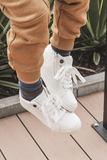 Scarpe per il tempo libero da bambino modello classico con suola Big Star LL374002 colore bianco 2