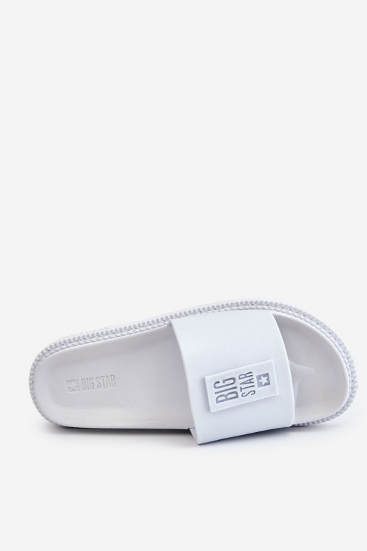 Pantofole Big Star LL274428 bianche