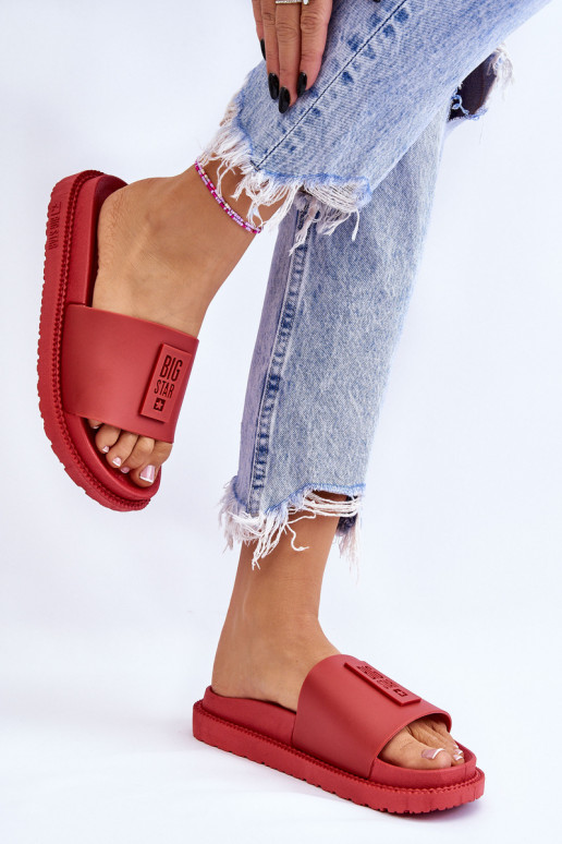 Ciabatte Big Star LL274430 rosse