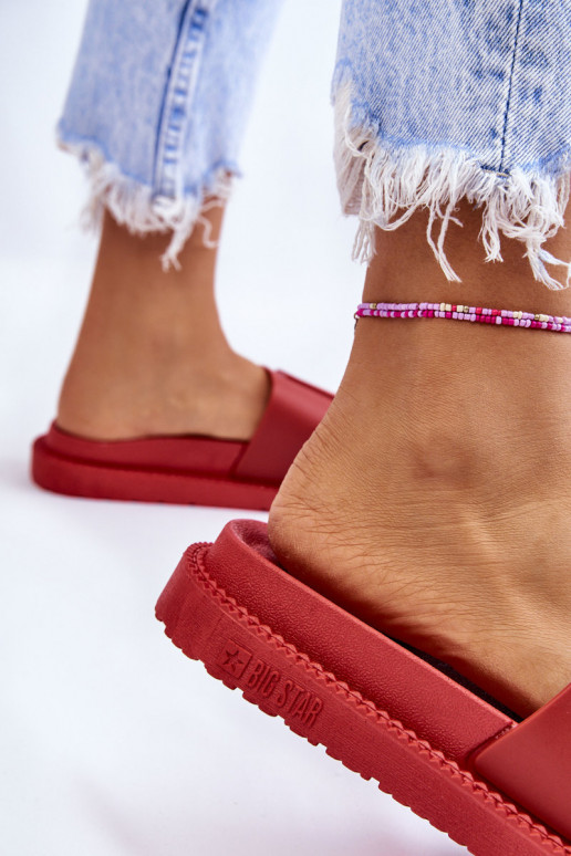 Ciabatte Big Star LL274430 rosse