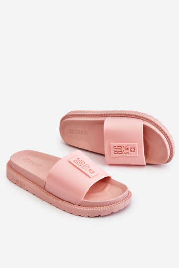 Pantofole Big Star LL274425 Tonalità rosa chiaro 2