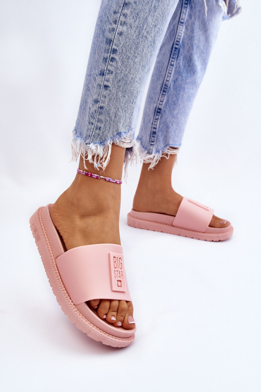 Pantofole Big Star LL274425 Tonalità rosa chiaro
