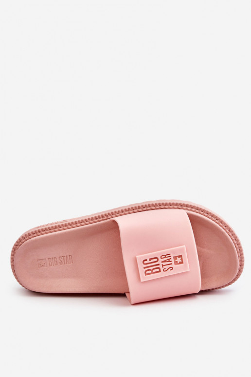 Pantofole Big Star LL274425 Tonalità rosa chiaro