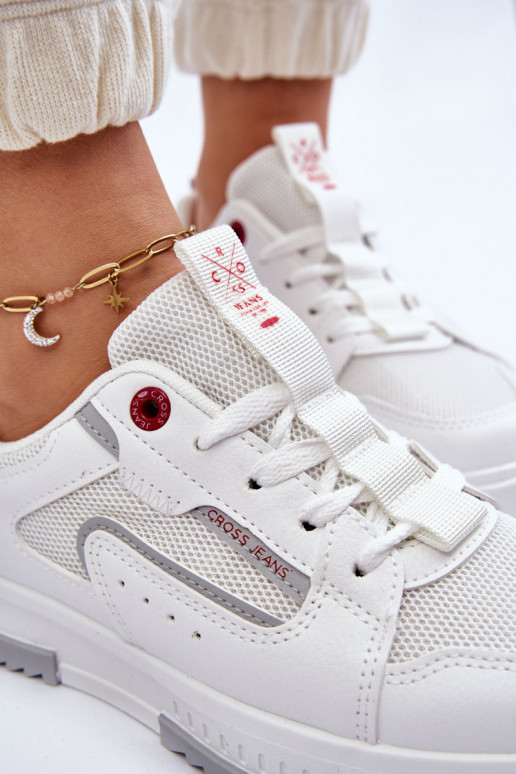 Scarpe da ginnastica modello Cross Jeans LL2R4011C colore bianco