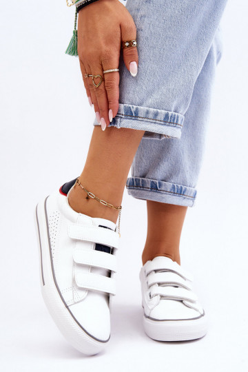 Sneakers con chiusure adesive Big Star LL274A207 colore bianco 2