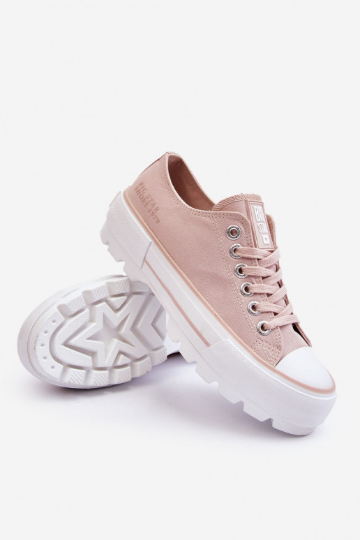 scarpe casual con plateau Big Star LL274151 Nude