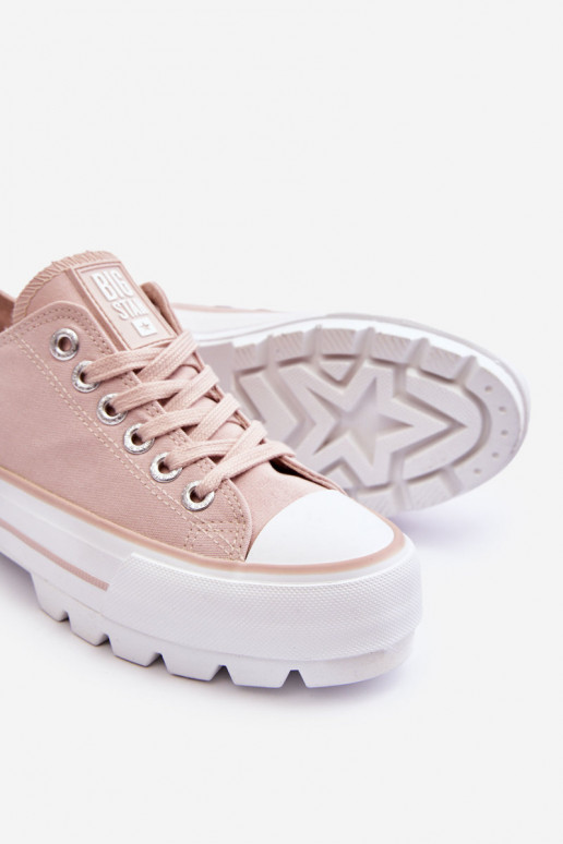 scarpe casual con plateau Big Star LL274151 Nude