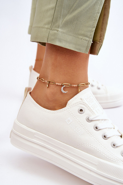 Sneakers con lacci Big Star LL274968 colore bianco
