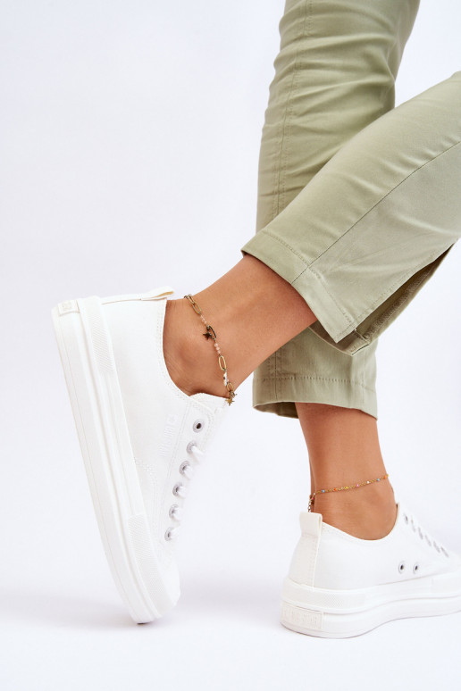Sneakers con lacci Big Star LL274968 colore bianco