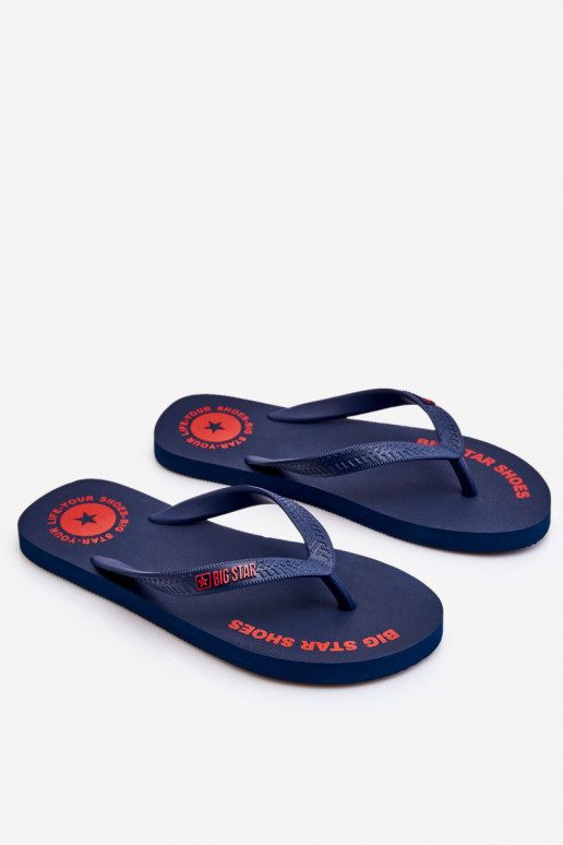 Ciabatte Big Star LL174424 blu scuro