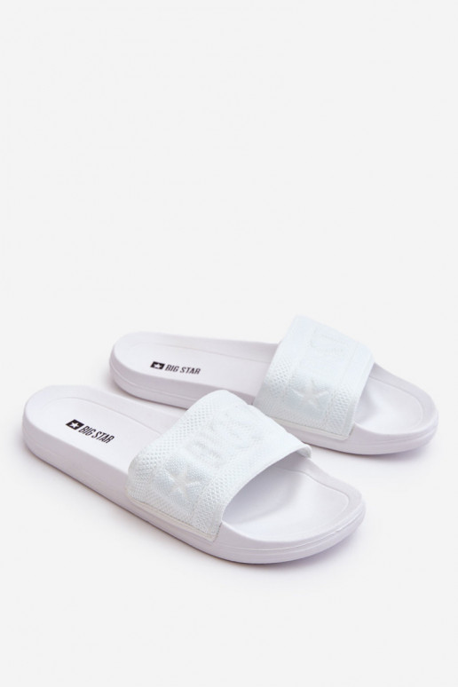 Pantofole alla moda Big Star LL274A159 colore bianco