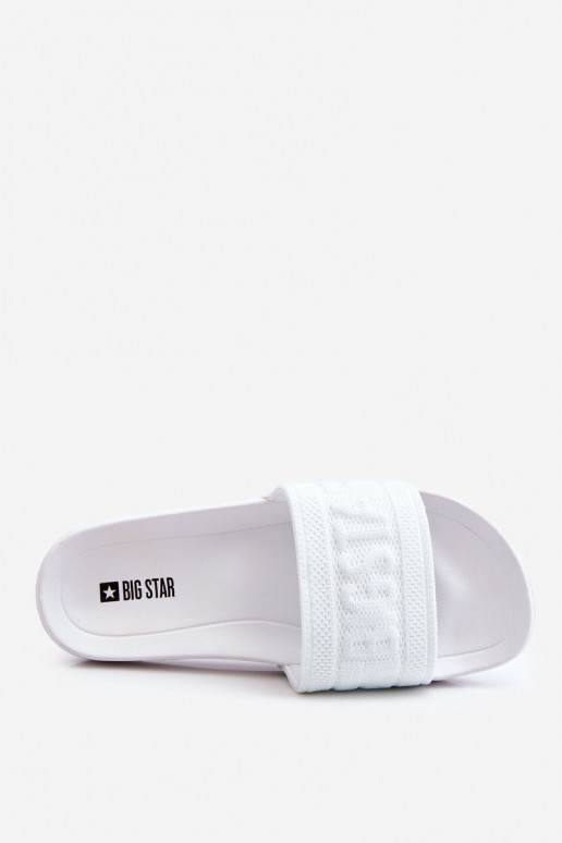 Pantofole alla moda Big Star LL274A159 colore bianco