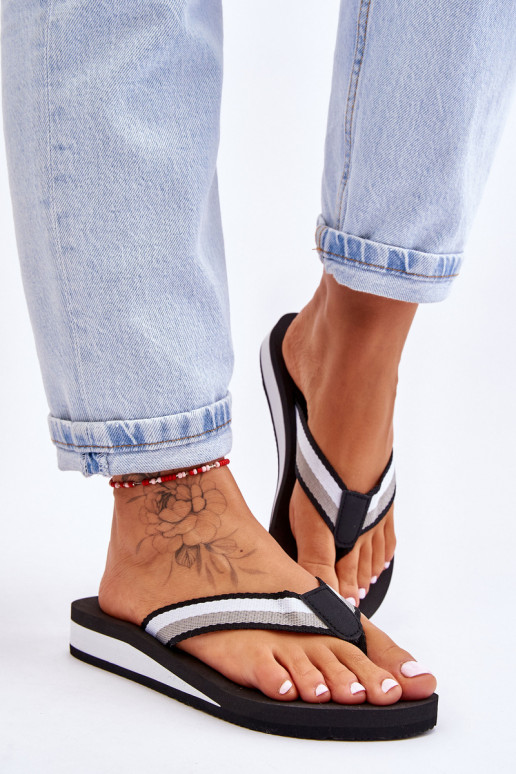 Ciabatte con plateau Big Star LL274781 colore nero