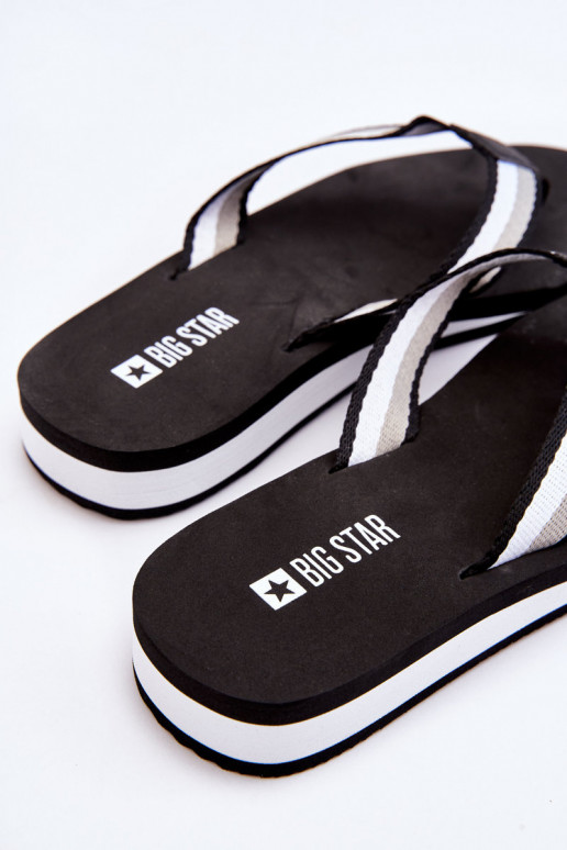 Ciabatte con plateau Big Star LL274781 colore nero