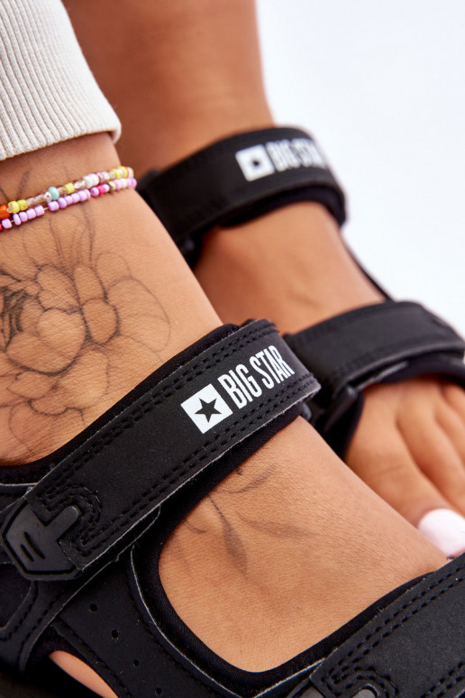 Sandali stile sportivo con plateau Big Star LL274789 colore nero