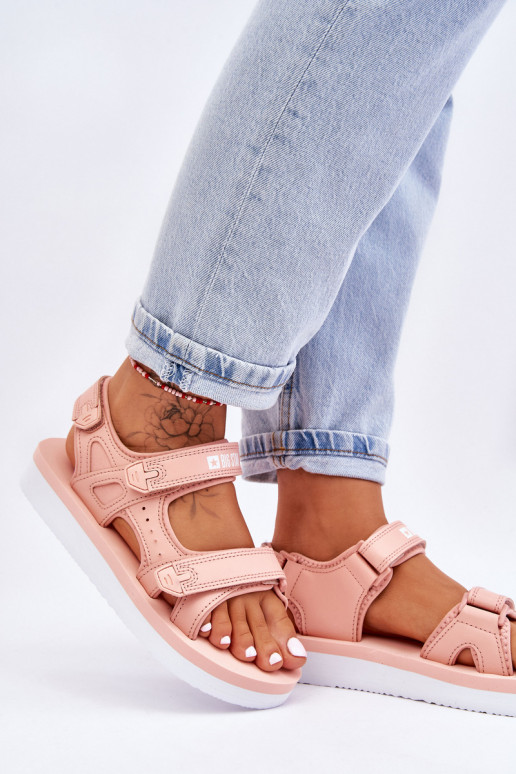 Sandali stile sportivo con plateau Big Star LL274788 colore rosa