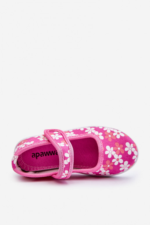 Ballerine per bambini con fantasia floreale nel colore rosa Noah