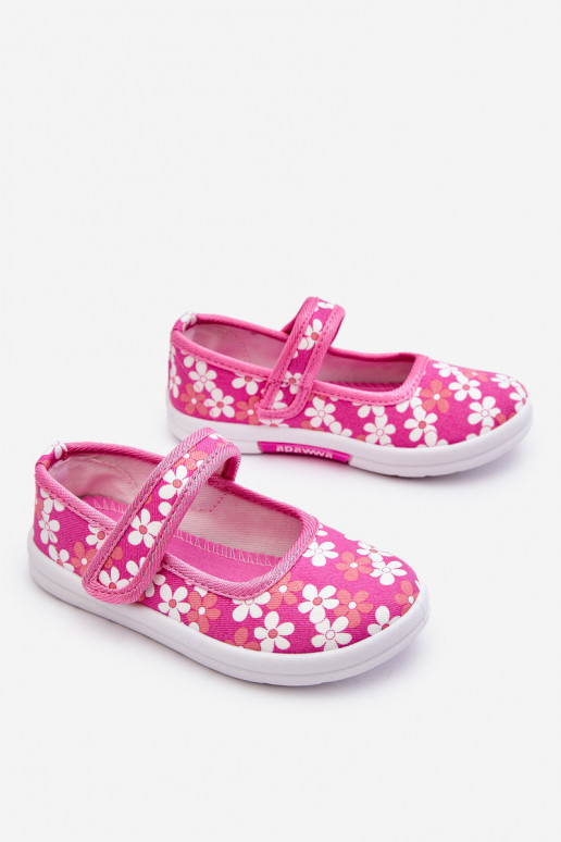 Ballerine per bambini con fantasia floreale nel colore rosa Noah