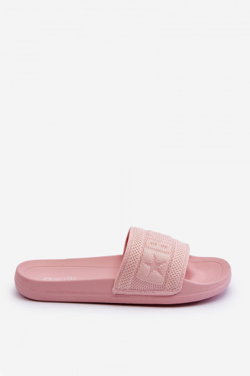 Pantofole alla moda Big Star LL274A157 Tonalità rosa chiaro