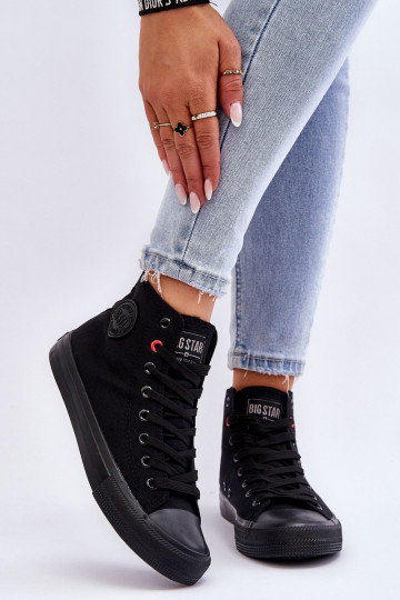Scarpe per il tempo libero modello classico con suola Big Star T274033 colore nero 2