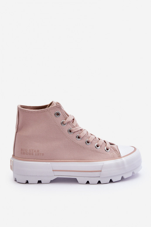 scarpe casual con plateau Big Star LL274157 Nude