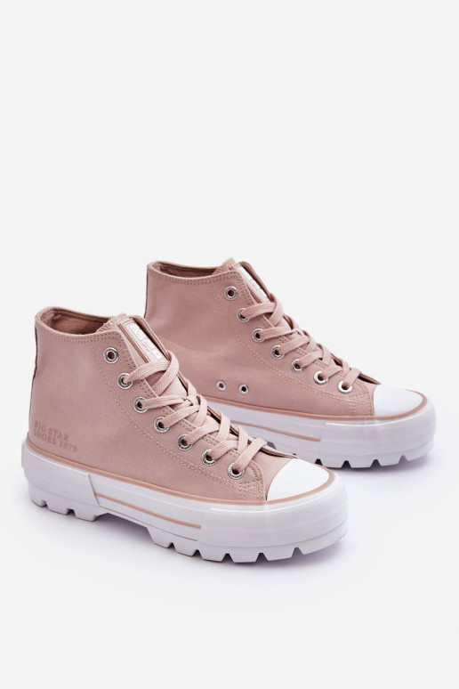 scarpe casual con plateau Big Star LL274157 Nude