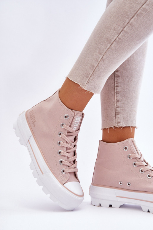 scarpe casual con plateau Big Star LL274157 Nude