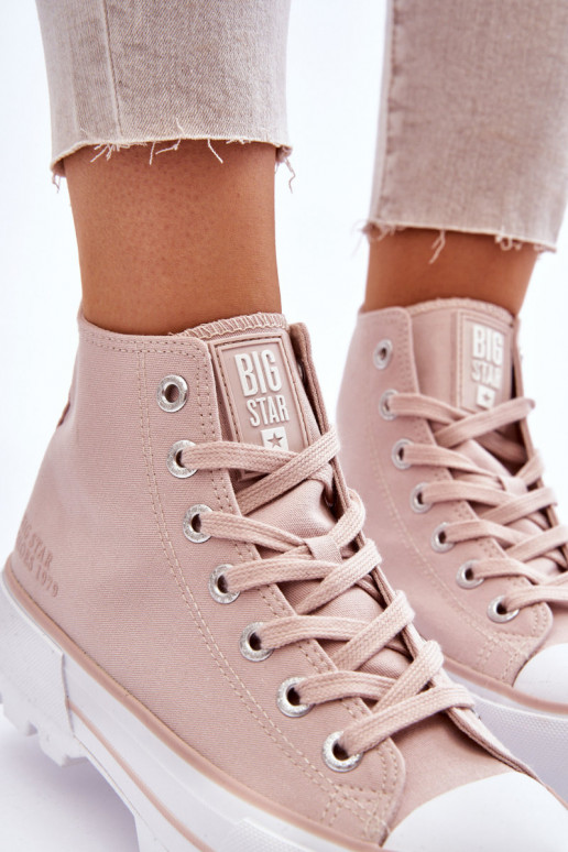 scarpe casual con plateau Big Star LL274157 Nude