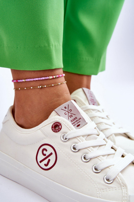 Scarpe da ginnastica Cross Jeans LL2R4043 colore bianco