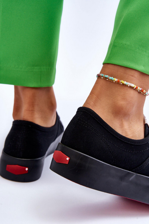 Scarpe da donna con plateau Cross Jeans LL2R4039 colore nero