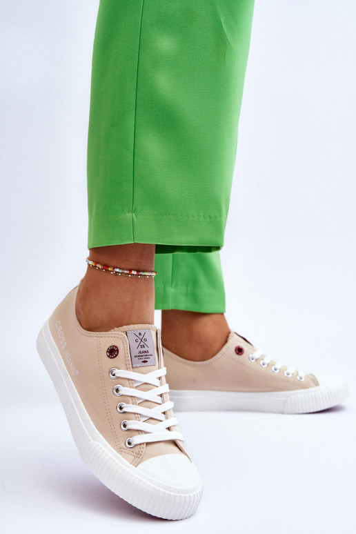 Scarpe da donna Cross Jeans LL2R4070 beige