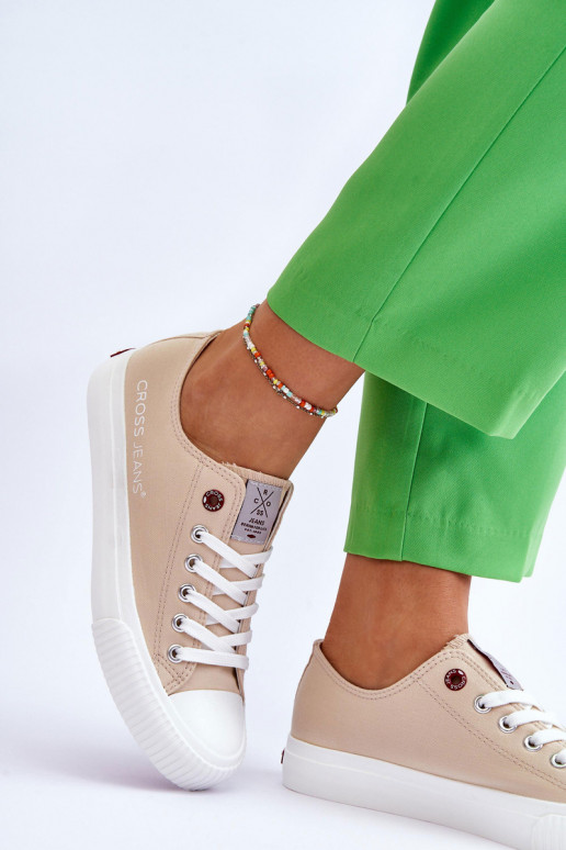 Scarpe da donna Cross Jeans LL2R4070 beige