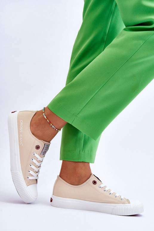 Scarpe da donna Cross Jeans LL2R4070 beige