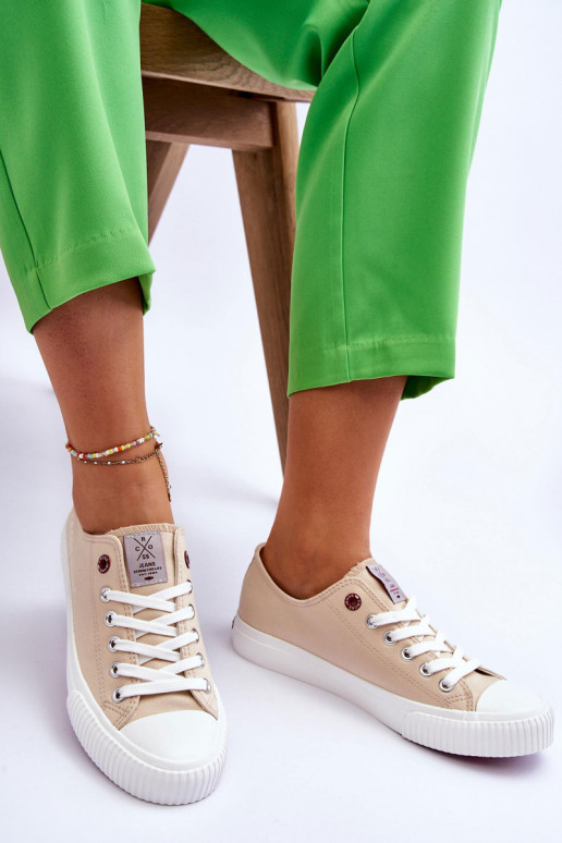 Scarpe da donna Cross Jeans LL2R4070 beige