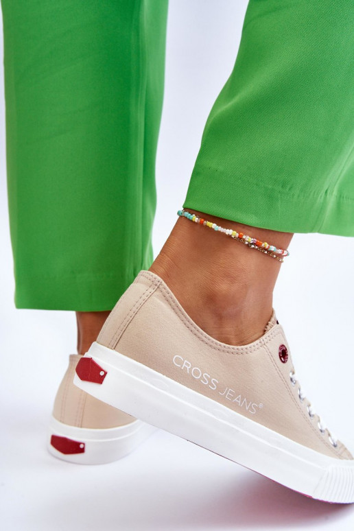 Scarpe da donna Cross Jeans LL2R4070 beige