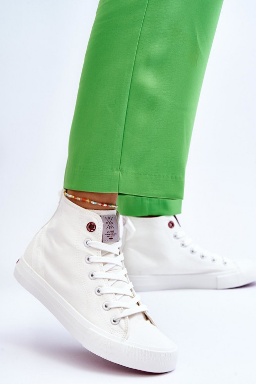 Scarpe casual Cross Jeans LL2R4086C colore bianco dal modello classico